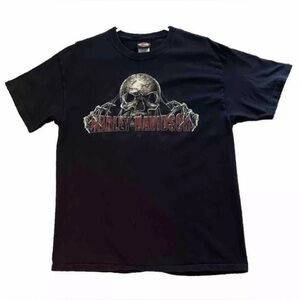 Vtg 90s Harley-Davidson Motorcycle Men's Tshirt LG